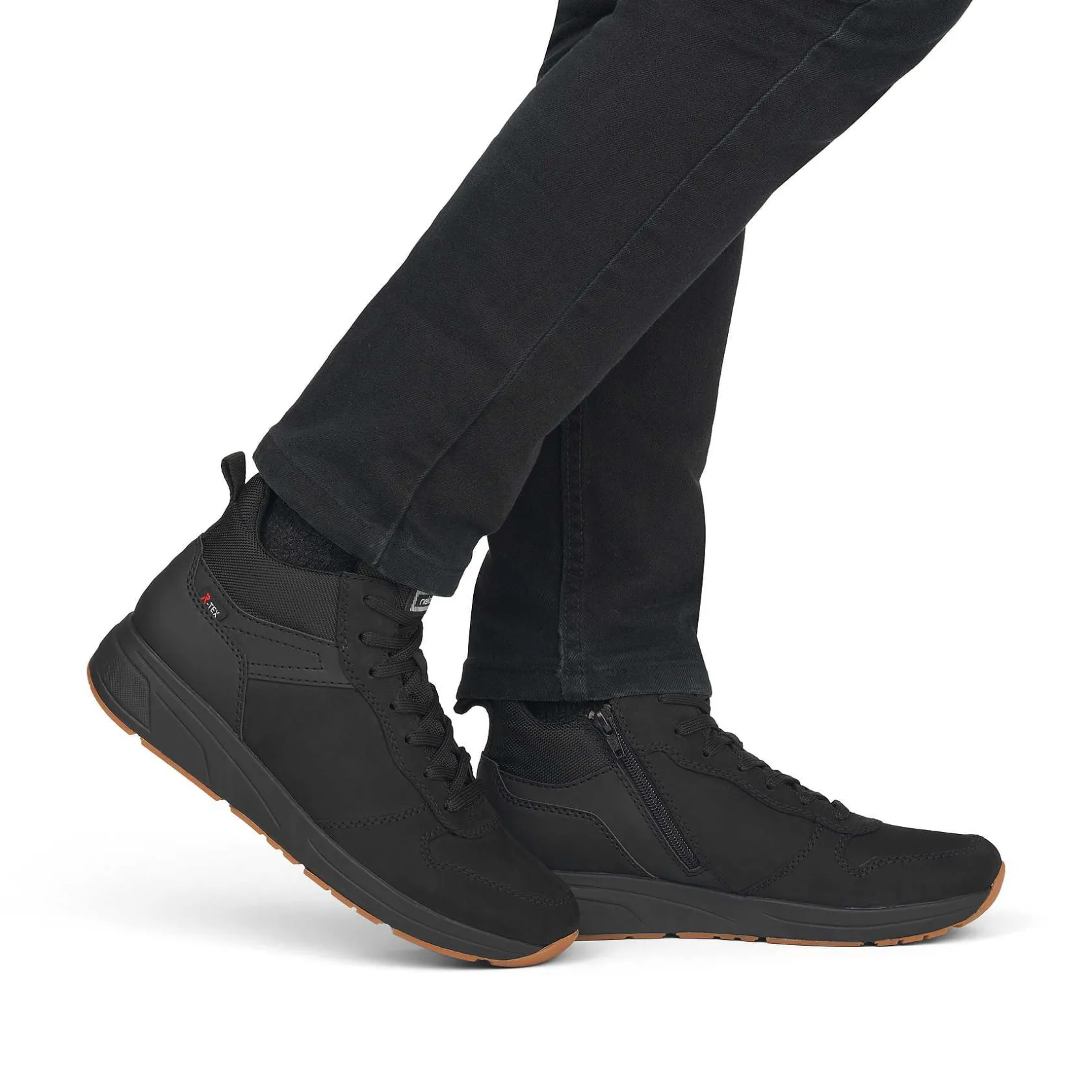Rieker Sneakers-Men'S Sneaker High Midnight Black