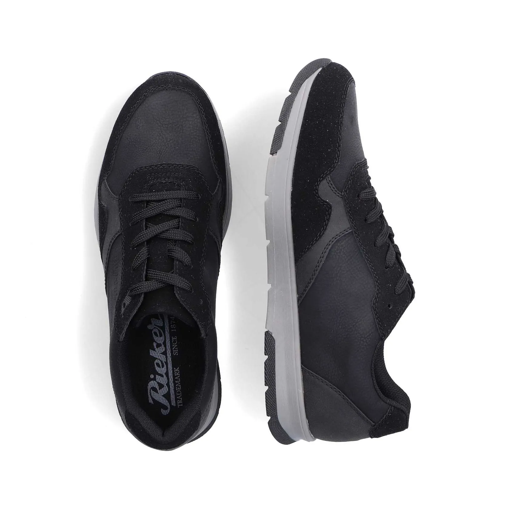 Rieker Sneakers-Men'S Sneaker Low Asphalt Black