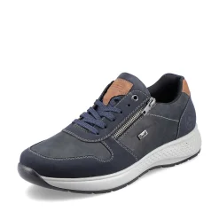 Rieker Sneakers-Men'S Sneaker Low Blue Gray