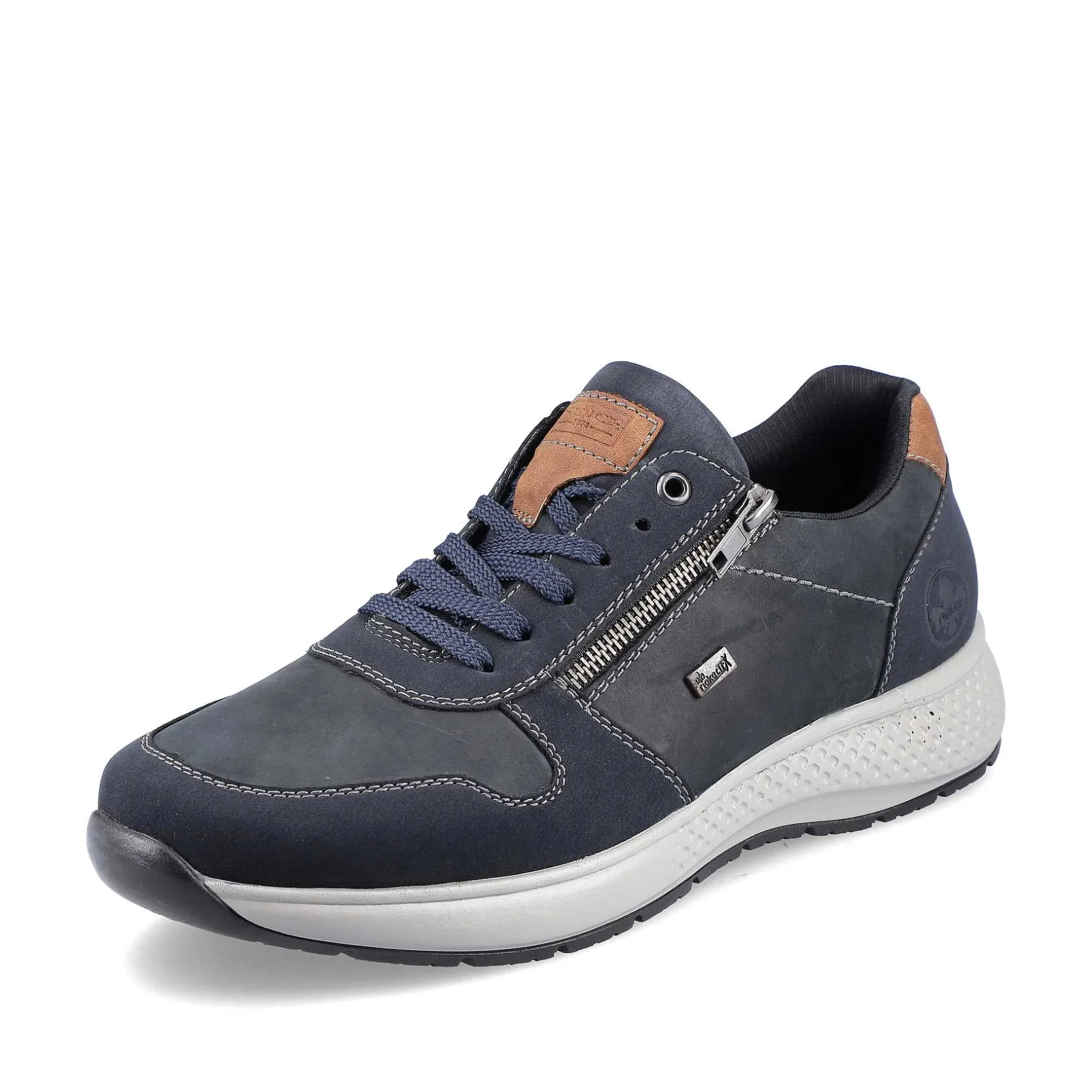 Rieker Sneakers-Men'S Sneaker Low Blue Gray