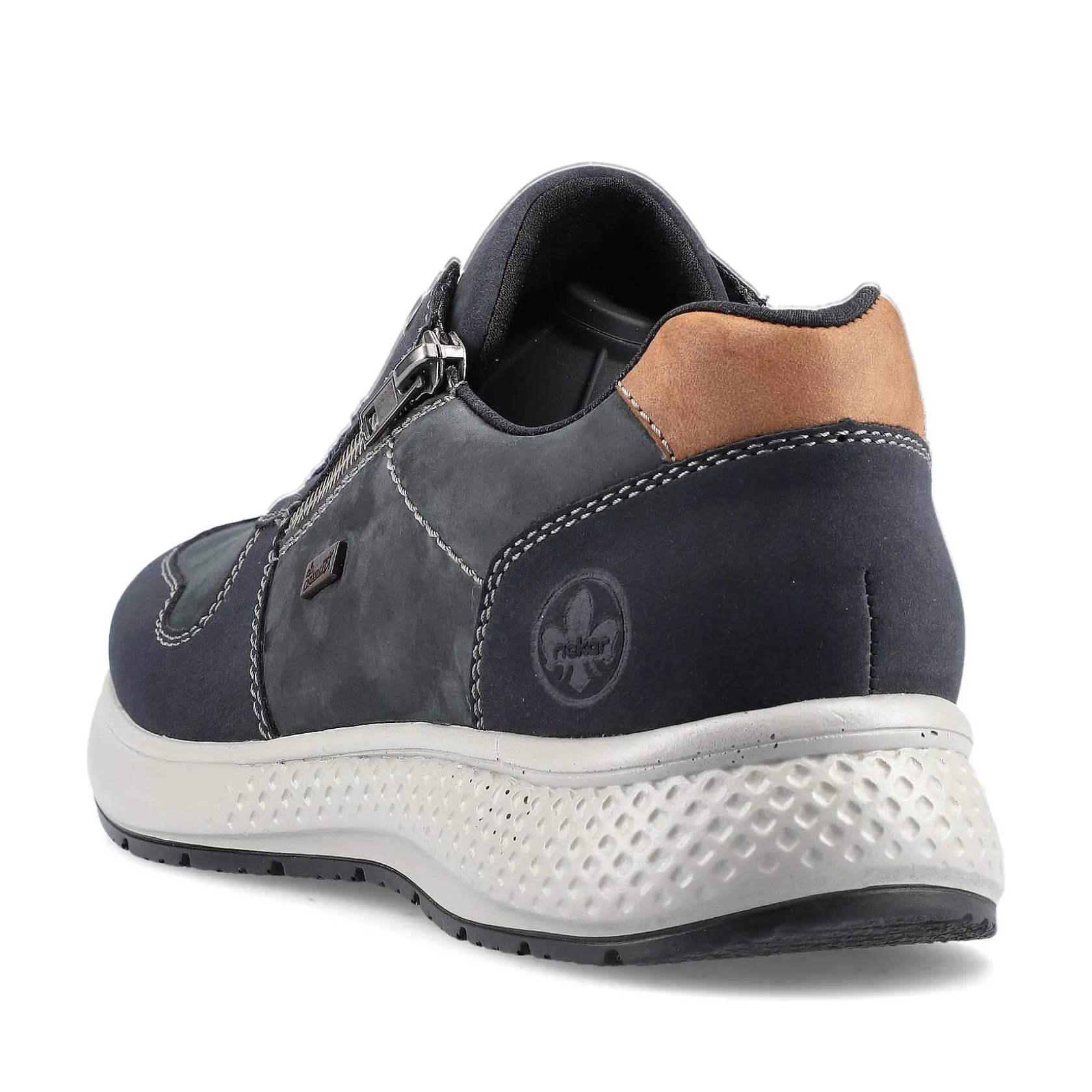 Rieker Sneakers-Men'S Sneaker Low Blue Gray