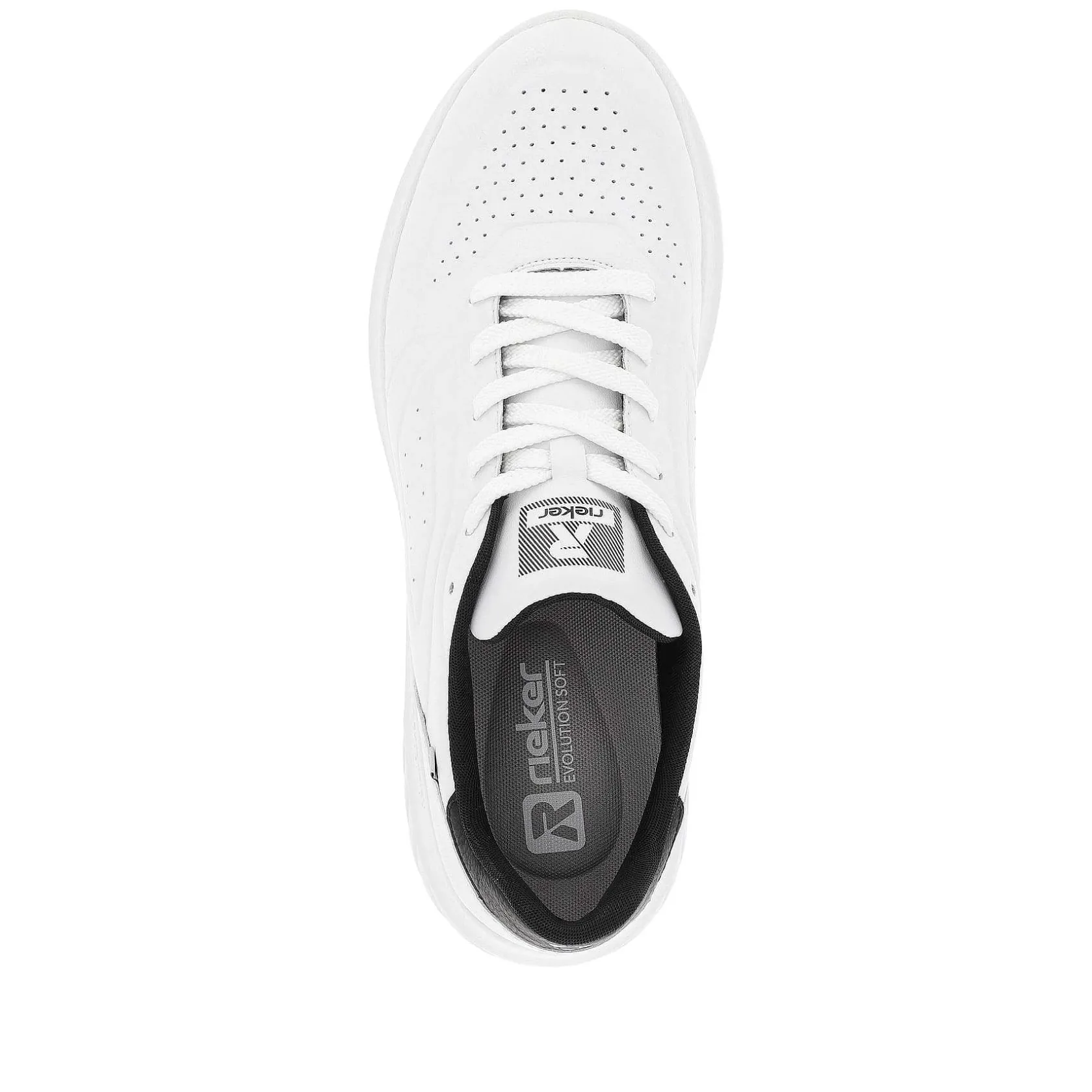 Rieker Sneakers-Men'S Sneaker Low Crystal White