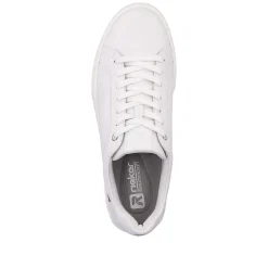 Rieker Sporty Styles-Men'S Sneaker Low Crystal White