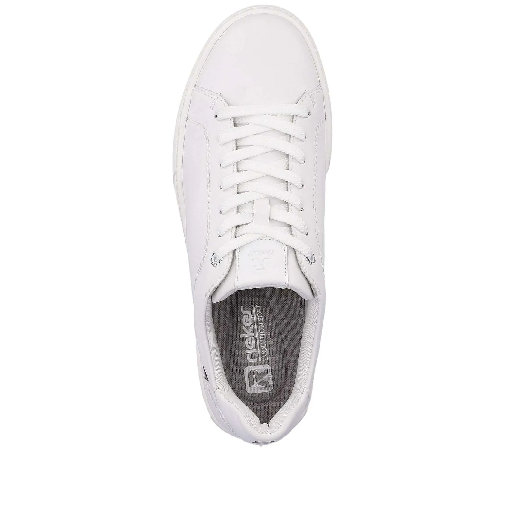 Rieker Sporty Styles-Men'S Sneaker Low Crystal White