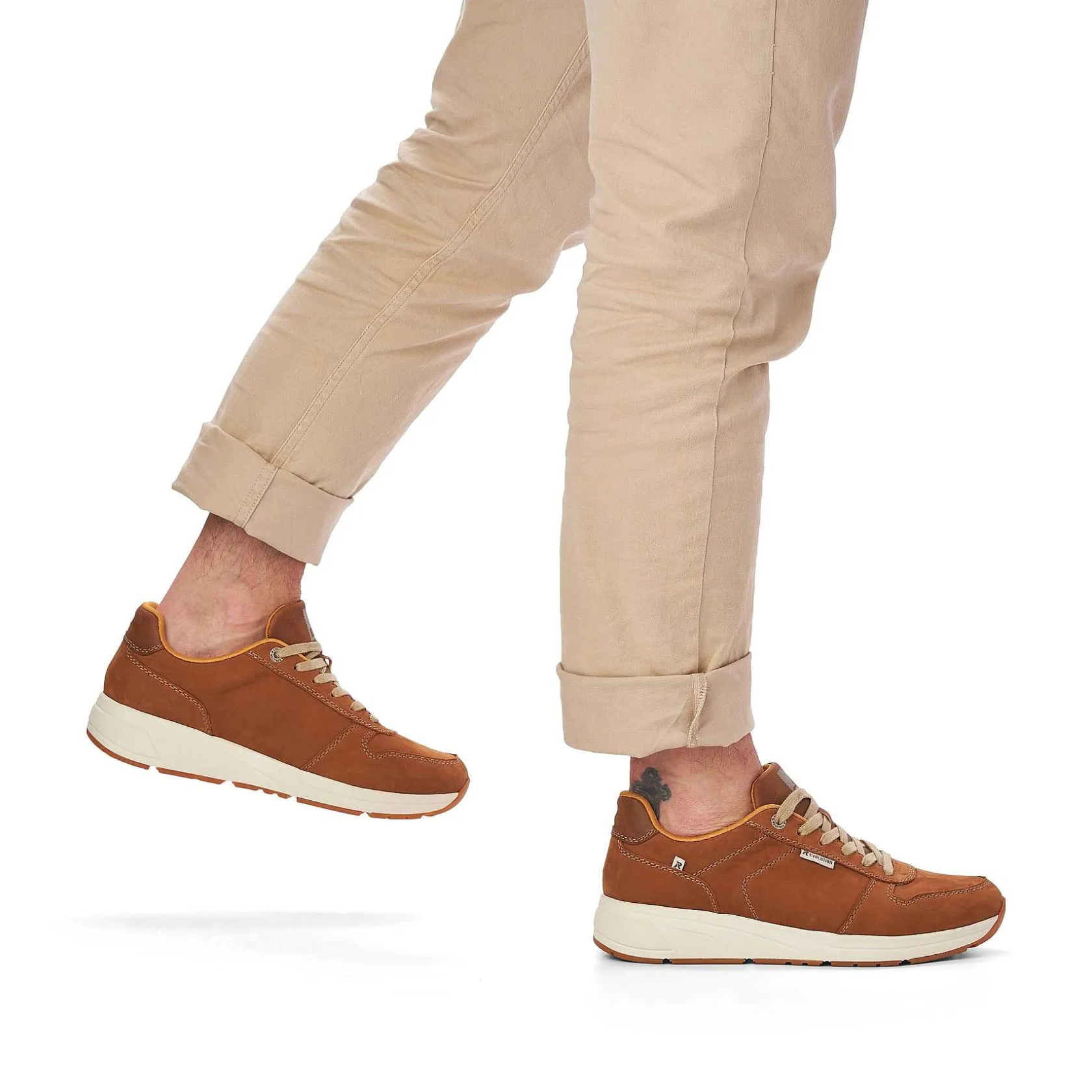 Rieker Sneakers-Men'S Sneaker Low Caramel Brown