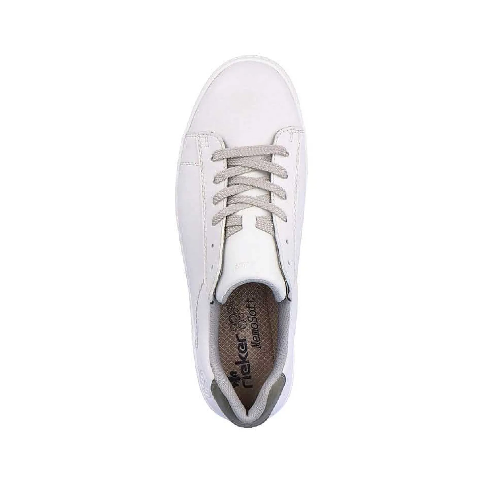 Rieker Sneakers-Men'S Sneaker Low Cream White