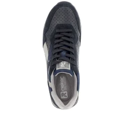 Rieker Sneakers-Men'S Sneaker Low Dark-Blue Dusty-Grey