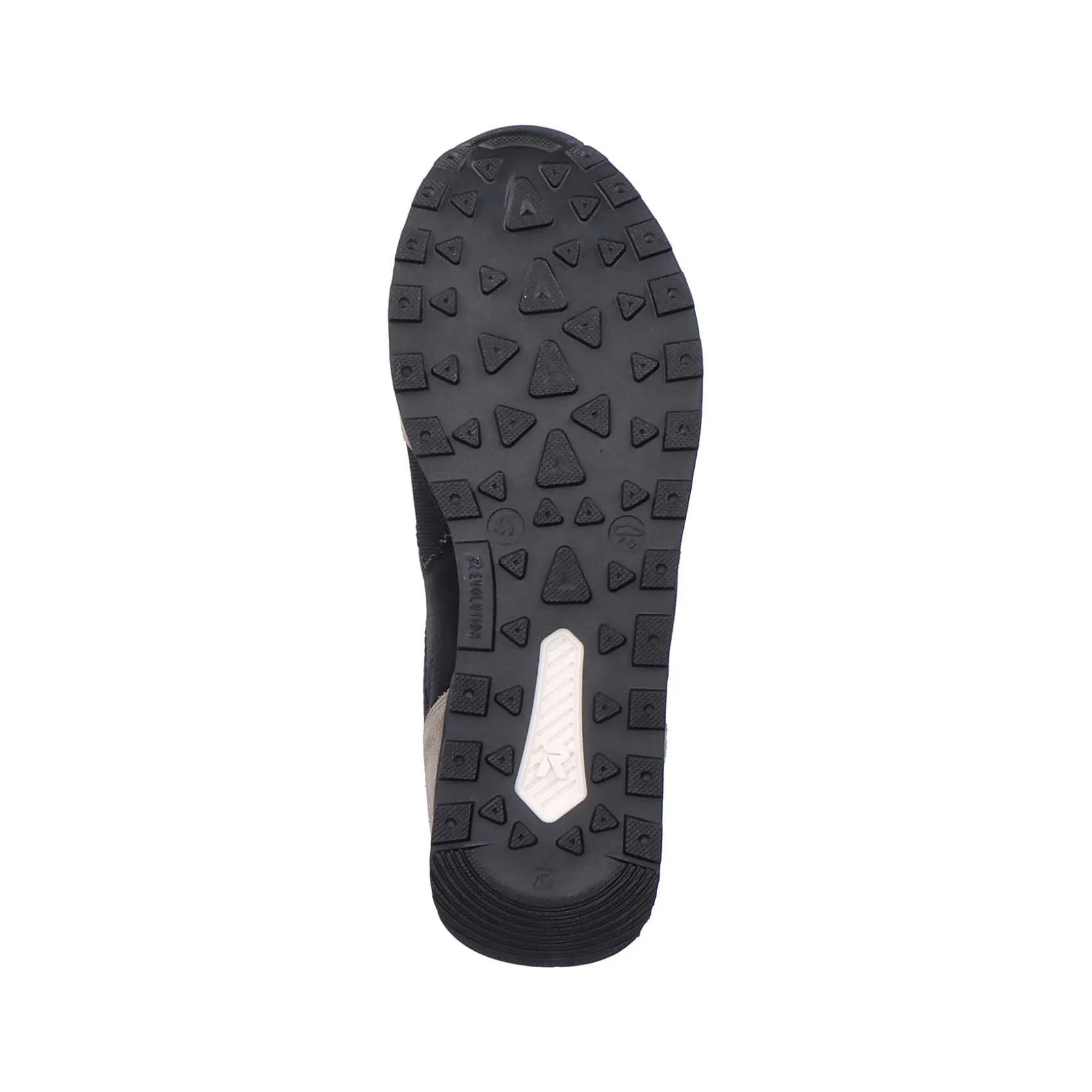 Rieker Sneakers-Men'S Sneaker Low Deep-Black Stone-Grey