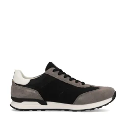 Rieker Sneakers-Men'S Sneaker Low Deep-Black Stone-Grey