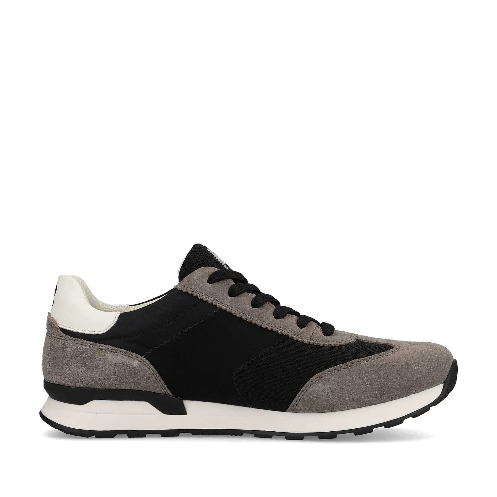 Rieker Sneakers-Men'S Sneaker Low Deep-Black Stone-Grey