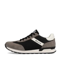 Rieker Sneakers-Men'S Sneaker Low Deep-Black Stone-Grey