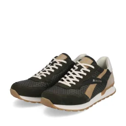 Rieker Sneakers-Men'S Sneaker Low Forest-Green Clay-Beige