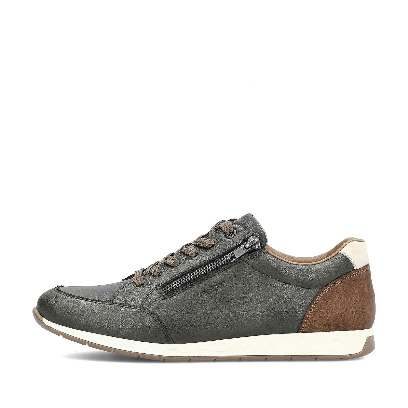 Rieker Sneakers-Men'S Sneaker Low Green Grey