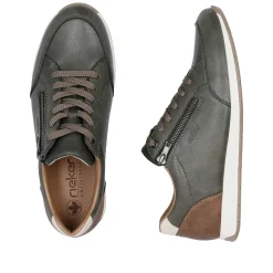 Rieker Sneakers-Men'S Sneaker Low Green Grey