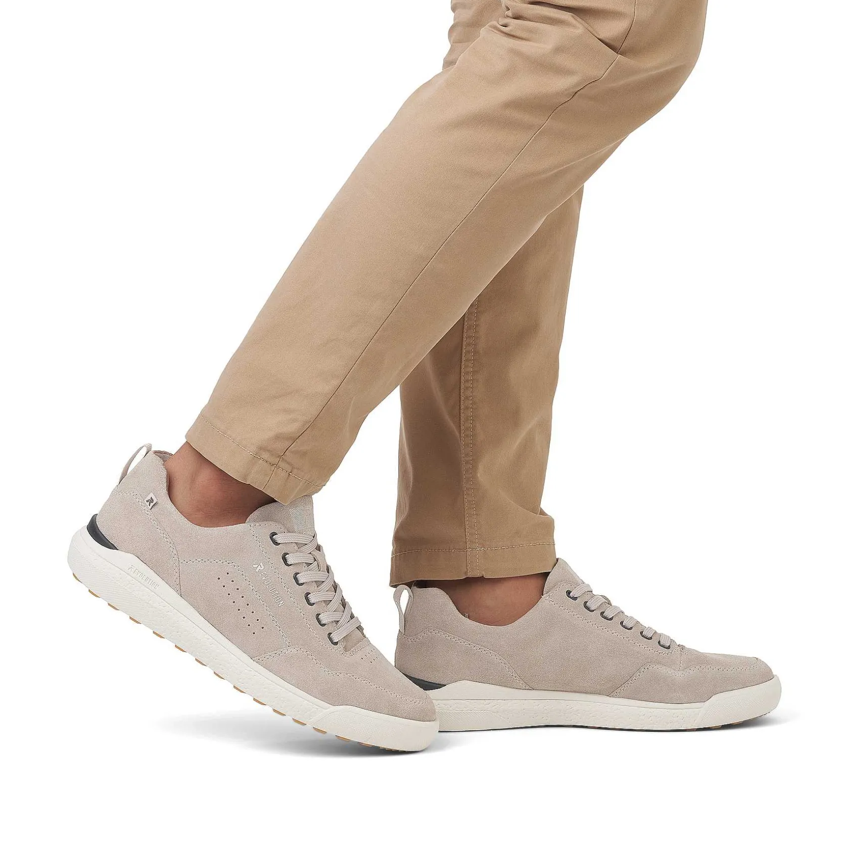 Rieker Sneakers-Men'S Sneaker Low Light Beige