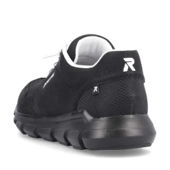 Rieker Sporty Styles-Men'S Sneaker Low Midnight Black
