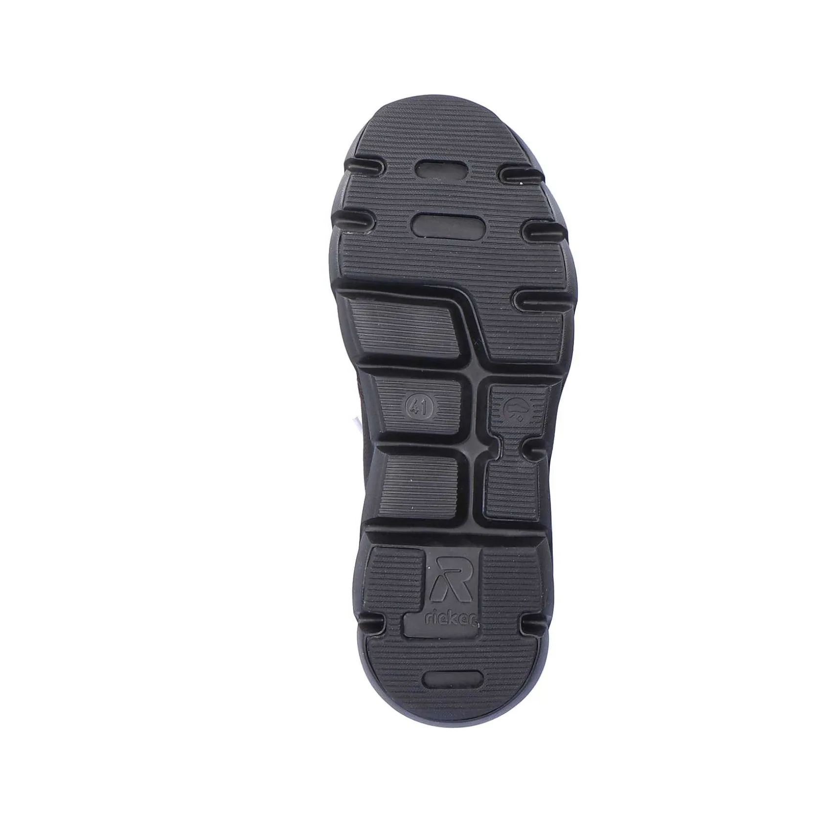 Rieker Sporty Styles-Men'S Sneaker Low Midnight Black