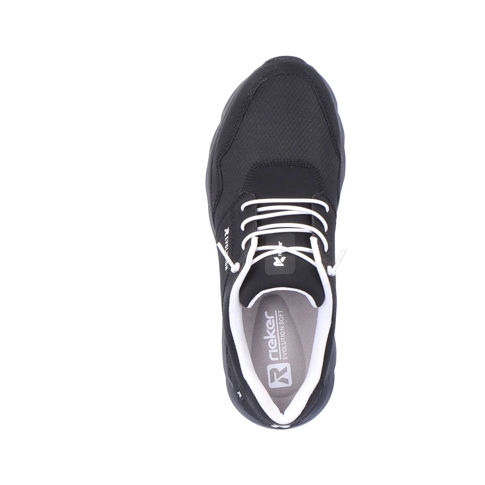 Rieker Sporty Styles-Men'S Sneaker Low Midnight Black