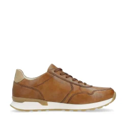 Rieker Sporty Styles-Men'S Sneaker Low Nougat