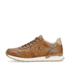 Rieker Sporty Styles-Men'S Sneaker Low Nougat