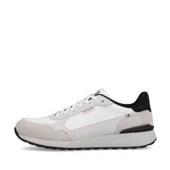 Rieker Sporty Styles-Men'S Sneaker Low Pearl-White Grey