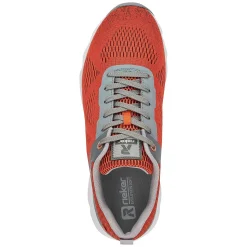 Rieker Sneakers-Men'S Sneaker Low Rust-Orange Grey
