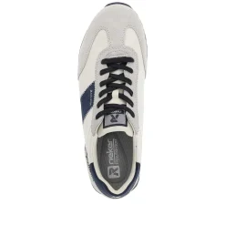 Rieker Sneakers-Men'S Sneaker Low Stone-Grey Creamy-White