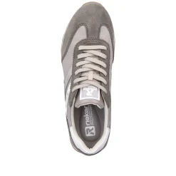 Rieker Sneakers-Men'S Sneaker Low Shadow-Grey Clay-Beige