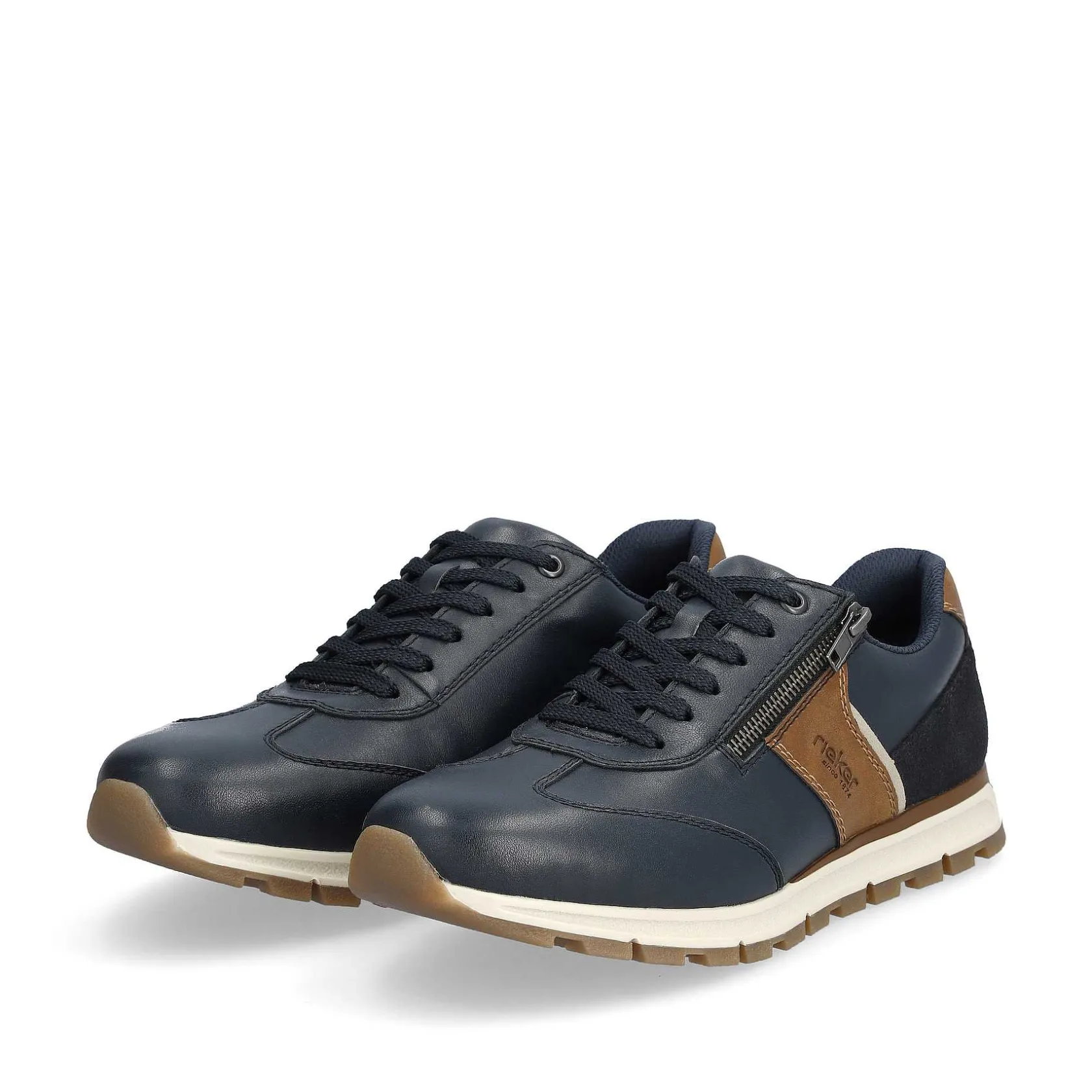 Rieker Sneakers-Men'S Sneaker Low Steel Blue
