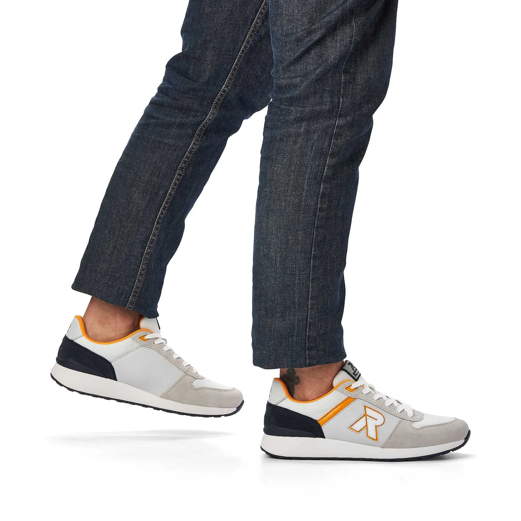 Rieker Sneakers-Men'S Sneaker Low Stone Grey
