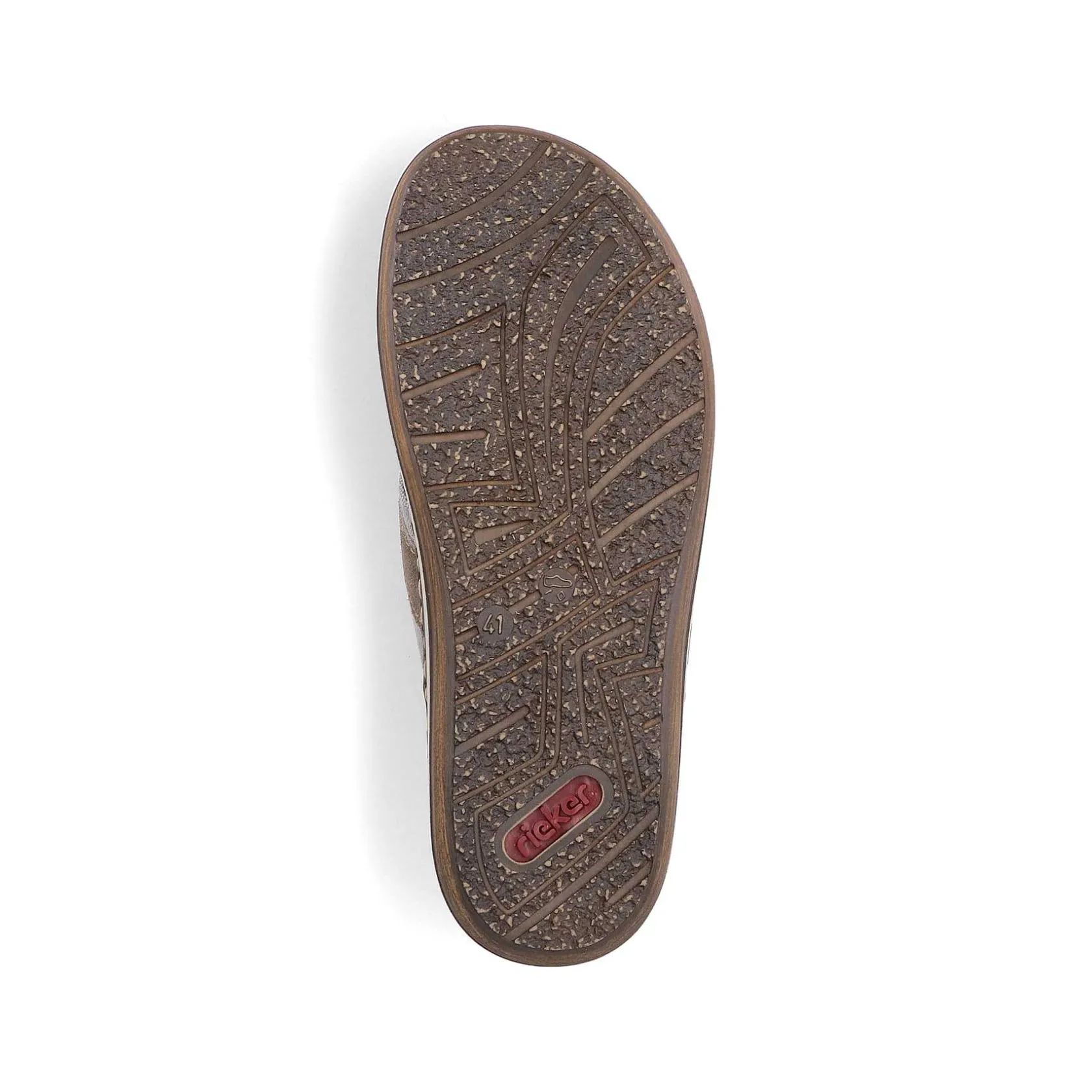 Rieker Summer Shoes-Men'S Toe Separator Light Brown