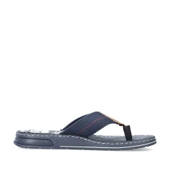 Rieker Mules & Slippers-Men'S Toe Separator Navy Blue-Brown