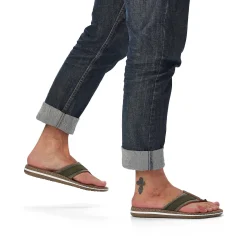 Rieker Mules & Slippers-Men'S Toe Separator Olive Green