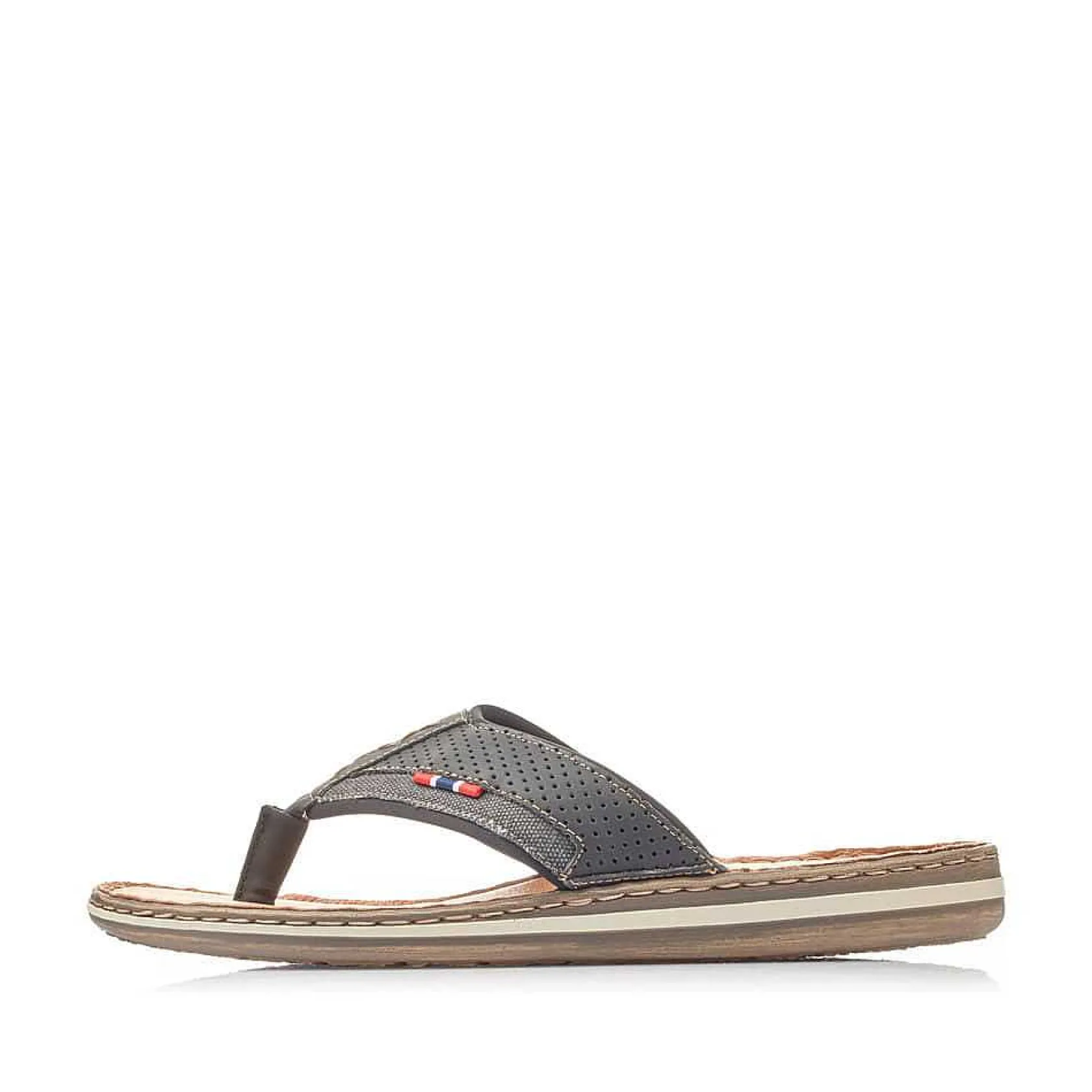 Rieker Summer Shoes-Men'S Toe Separator Graphite Black