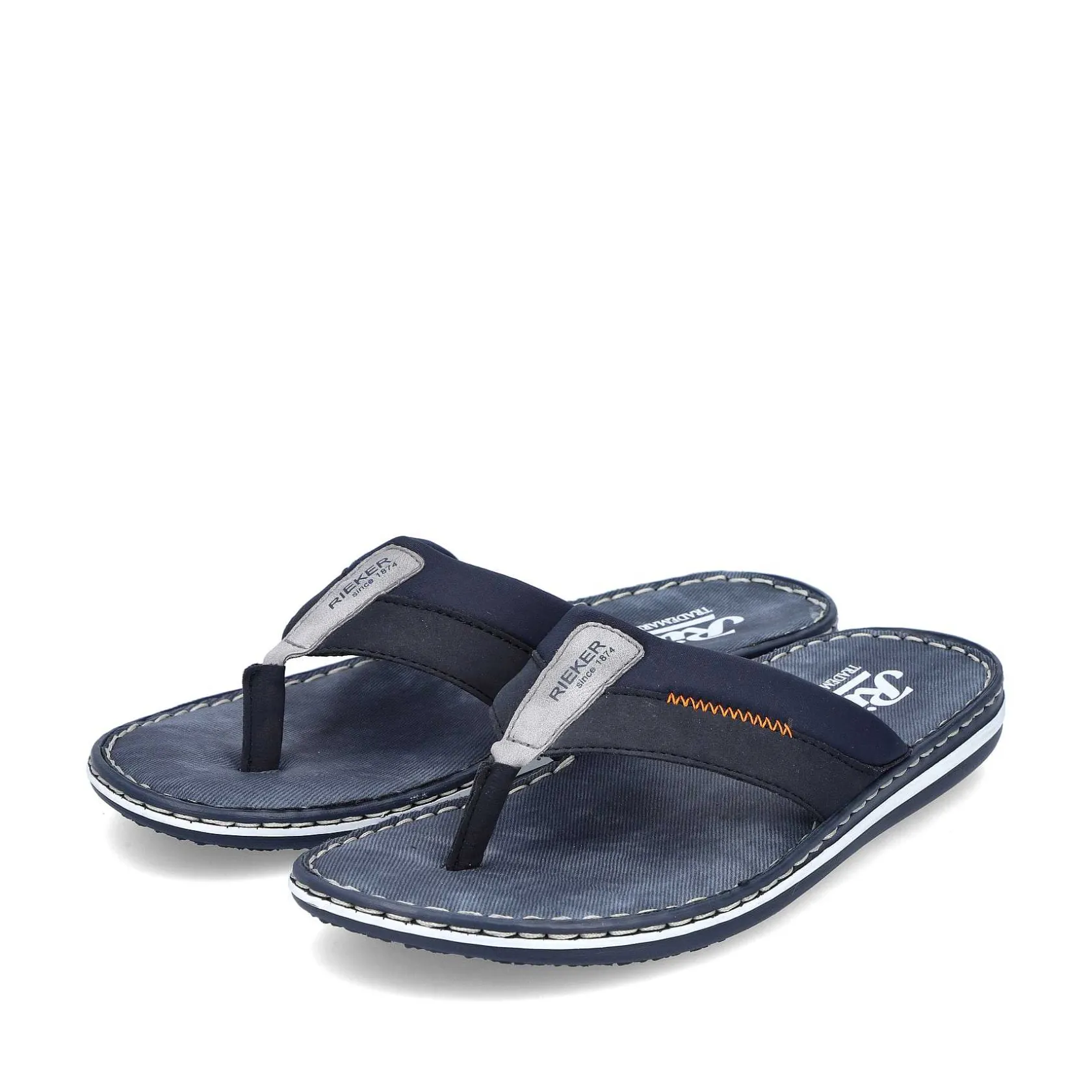 Rieker Mules & Slippers-Men'S Toe Separator Navy Blue