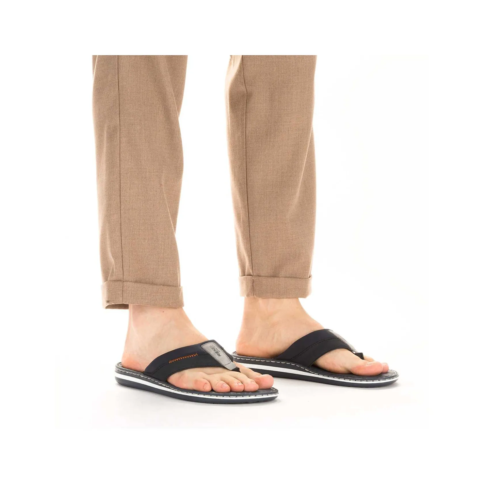 Rieker Mules & Slippers-Men'S Toe Separator Navy Blue