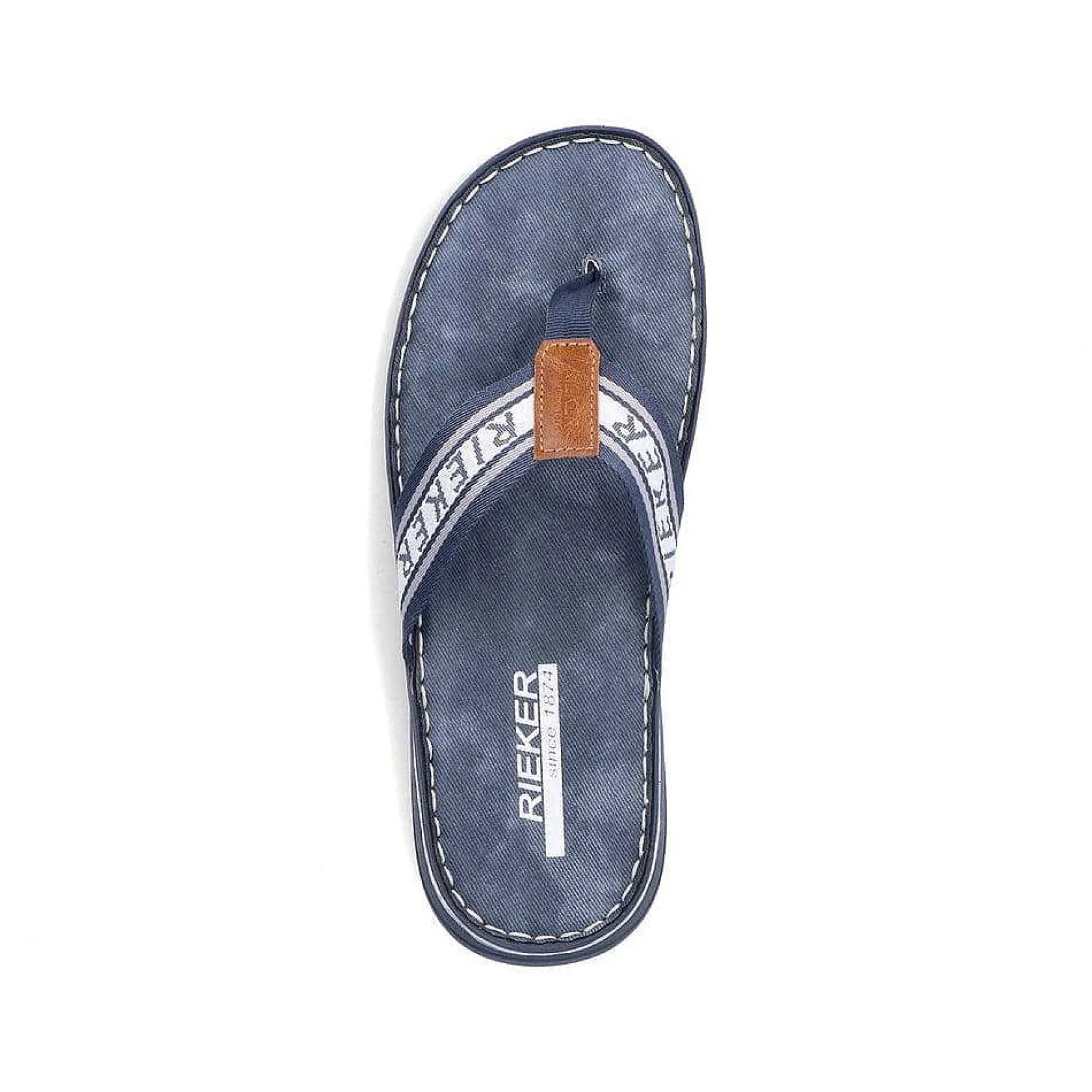 Rieker Mules & Slippers-Men'S Toe Separator Sea Blue