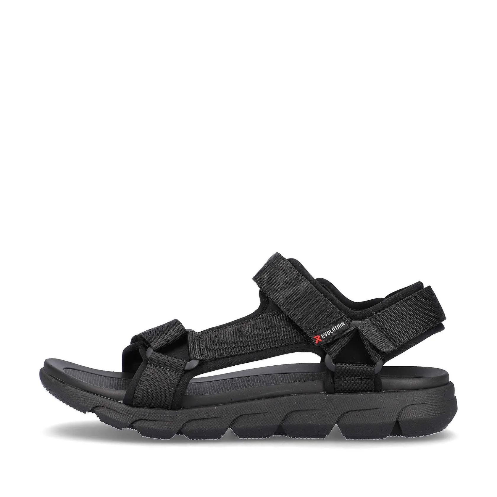 Rieker Sandals-Men'S Trekking Sandals Deep Black