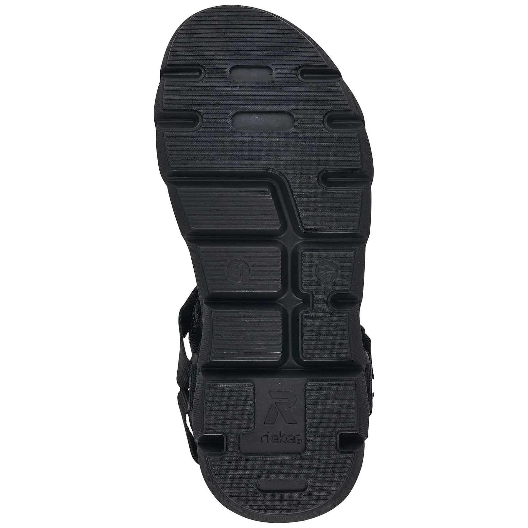 Rieker Sandals-Men'S Trekking Sandals Deep Black