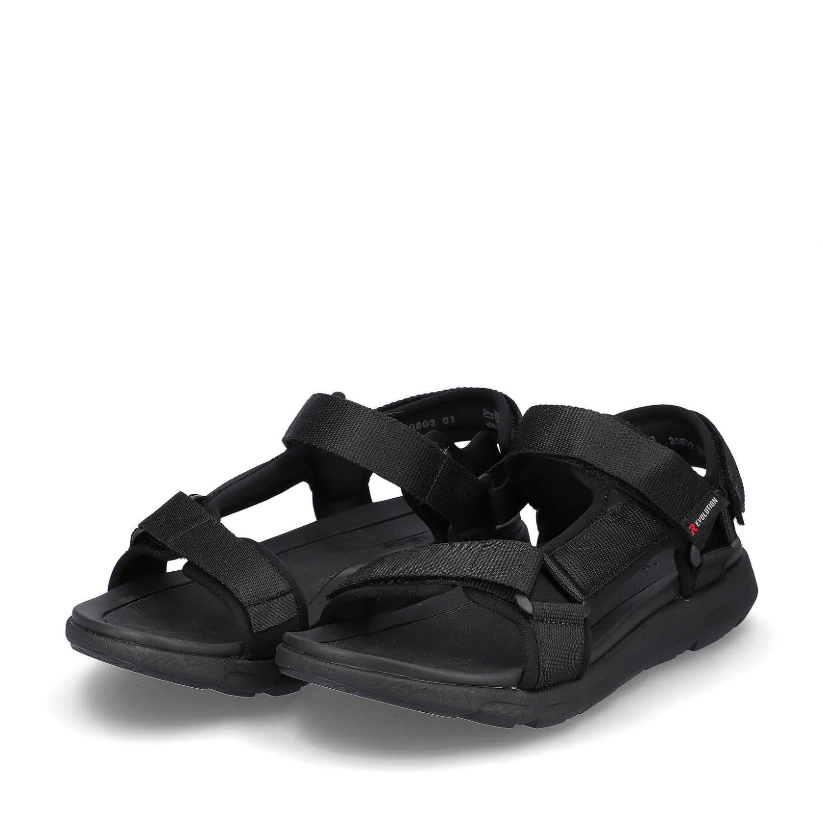 Rieker Sandals-Men'S Trekking Sandals Deep Black