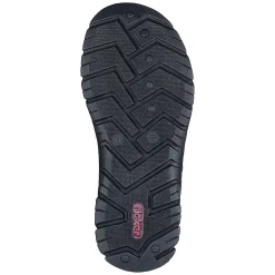 Rieker Summer Shoes-Men'S Trekking Sandals Dark Brown
