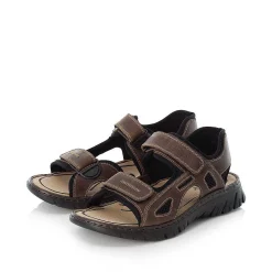Rieker Summer Shoes-Men'S Trekking Sandals Dark Brown