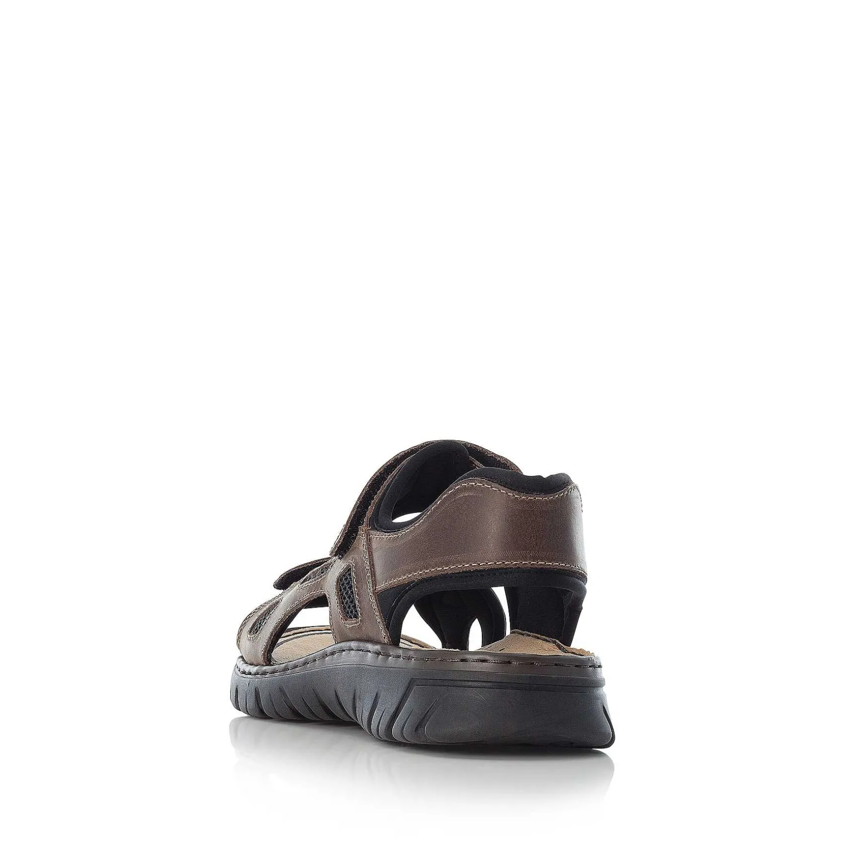 Rieker Summer Shoes-Men'S Trekking Sandals Dark Brown