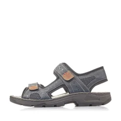 Rieker Sandals-Men'S Trekking Sandals Ocean Blue