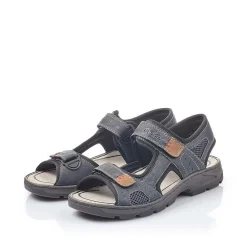 Rieker Sandals-Men'S Trekking Sandals Ocean Blue