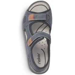 Rieker Sandals-Men'S Trekking Sandals Ocean Blue