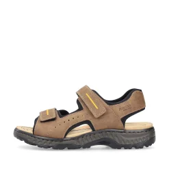 Rieker Sandals-Men'S Trekking Sandals Coffee Brown
