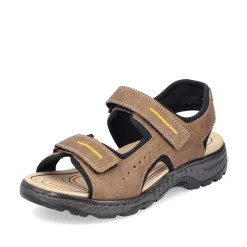 Rieker Sandals-Men'S Trekking Sandals Coffee Brown