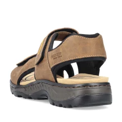 Rieker Sandals-Men'S Trekking Sandals Coffee Brown