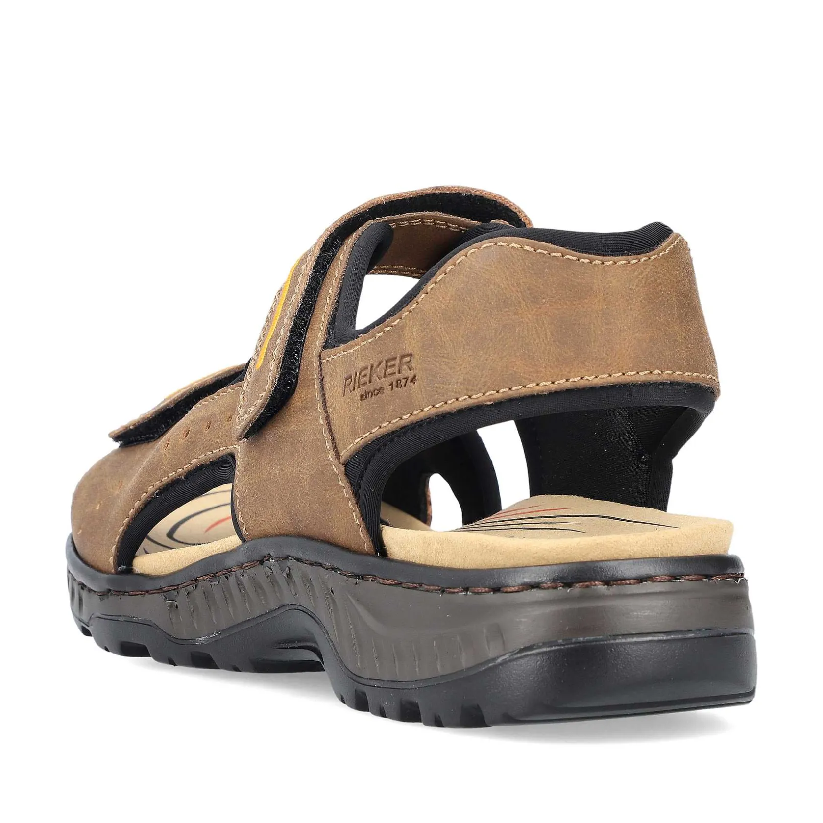 Rieker Sandals-Men'S Trekking Sandals Coffee Brown